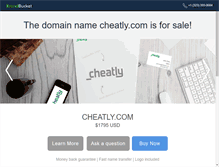 Tablet Screenshot of cheatly.com